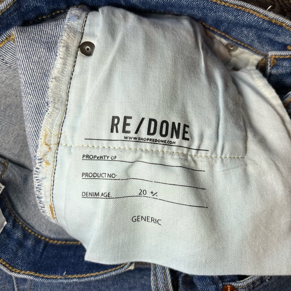 REDONE Originals 90s Ultra High Rise Skinny in Broken Through Size 27 - Picture 7 of 12